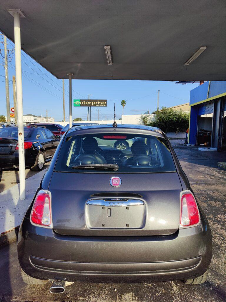 Fiat 500 Back