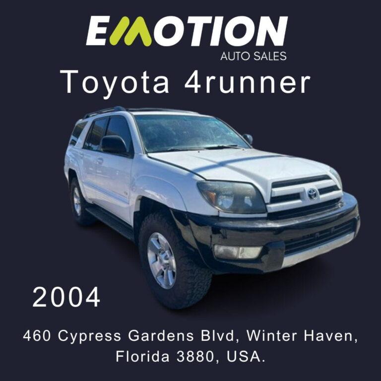Emotion Auto Sales 6 Toyota 4runner 2004