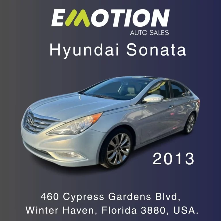 Emotion Auto Sales 1 Hyundai Sonata 2013
